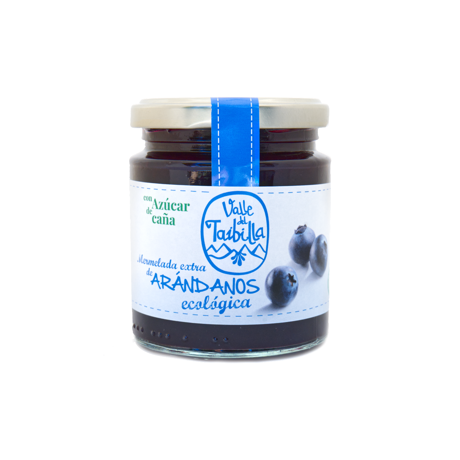 Mermelada ecológica arándanos con azúcar de caña 330gr