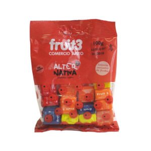 Bolsa caramelos masticables frutas sin gluten 100 gr