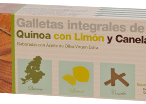 Galletas integrales de avena con canela y limón 100 gr