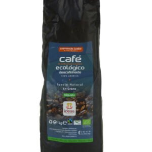 Café verde grano descafeinado 100% arábica 1 kg
