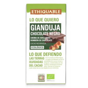 Chocolate negro crema de avellanas (gianduja) 100 gr