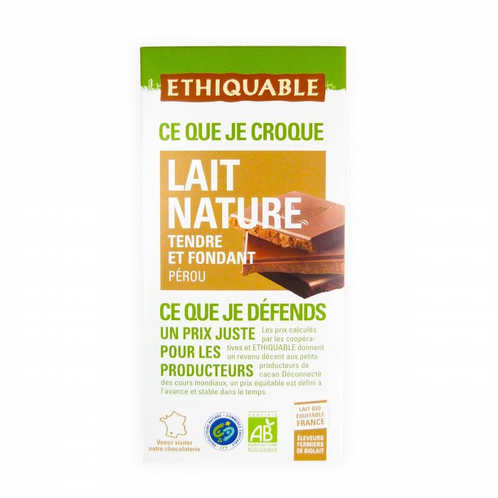 Chocolate con leche cremoso 100 gr