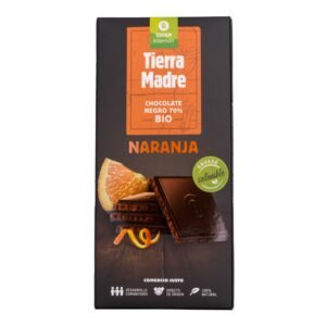 Chocolate negro 70% con naranaja 100 gr