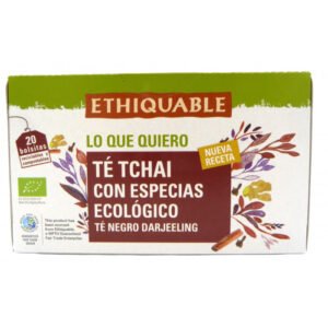 Té chai con especias ecológico 20 bolsitas