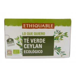 Té verde Ceylan ecológico 20 bolsitas