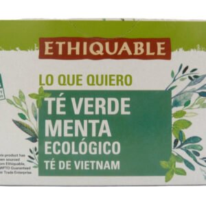 Té verde menta ecológico té verde Vietnam 20 bolsitas